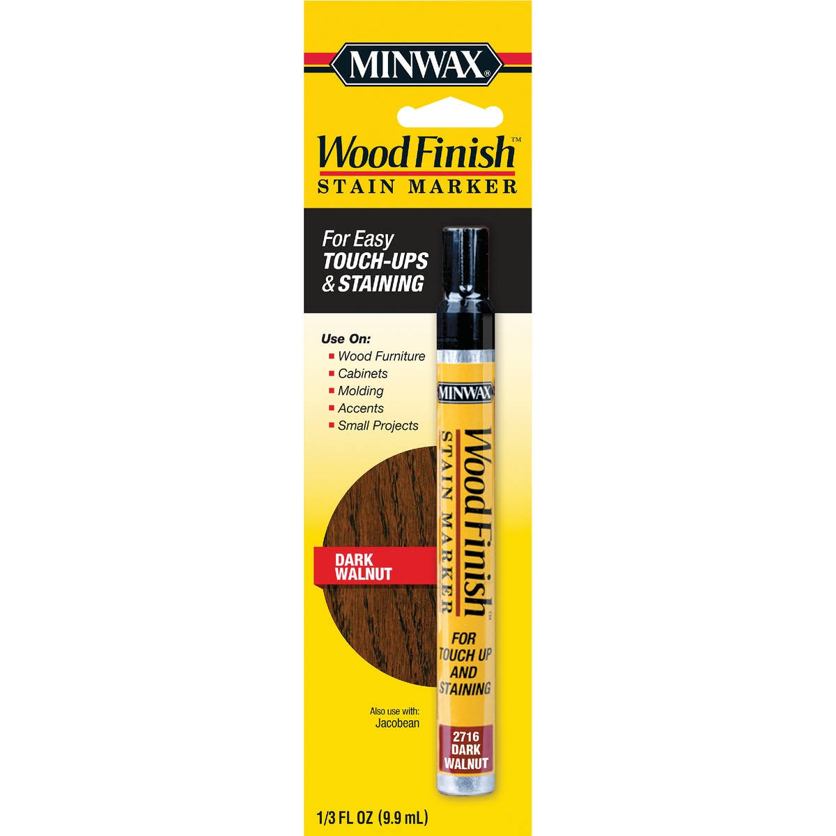 Minwax Wood Finish Stain Marker - Dark Walnut