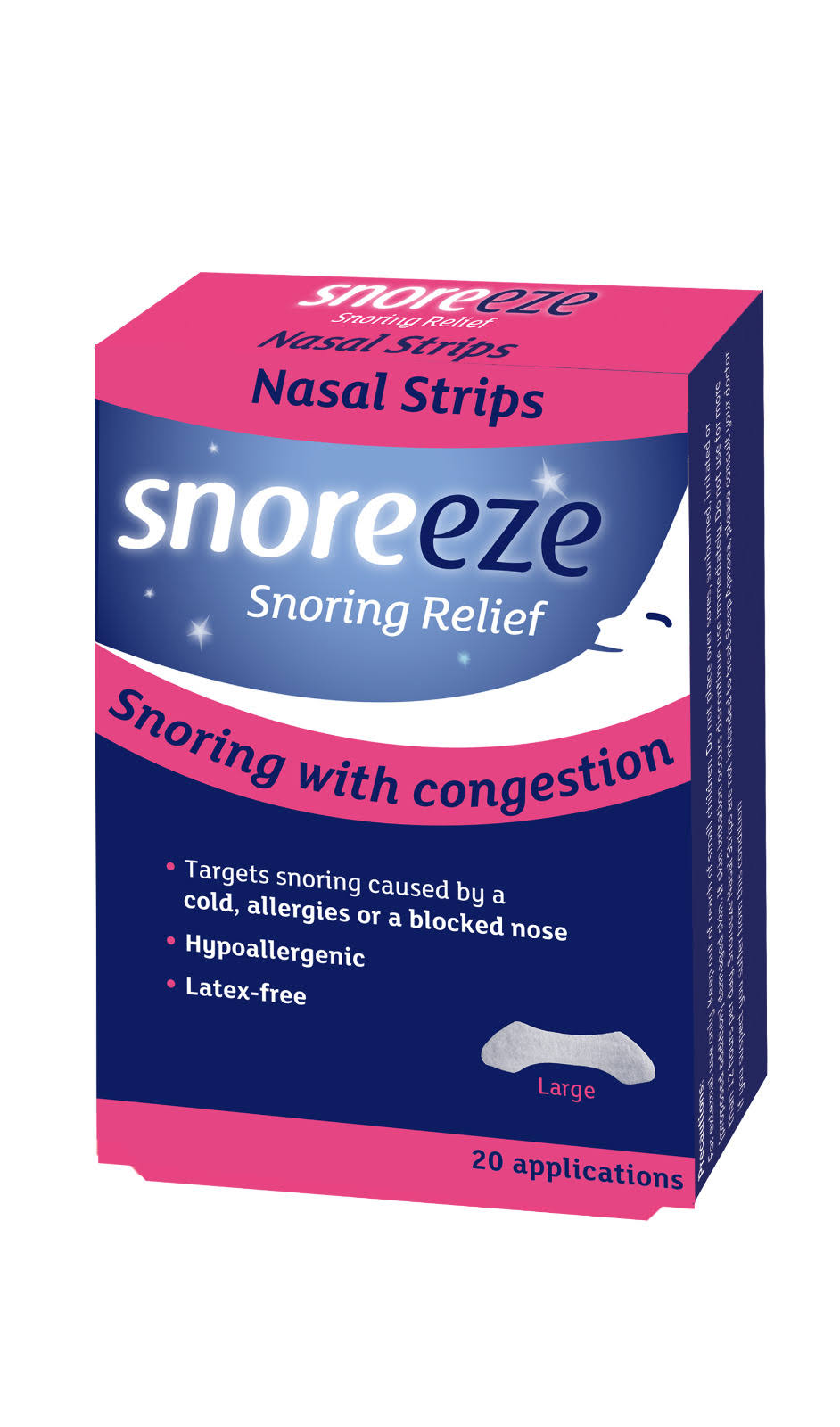 Snoreeze Nasal Strips - Large, 10ct