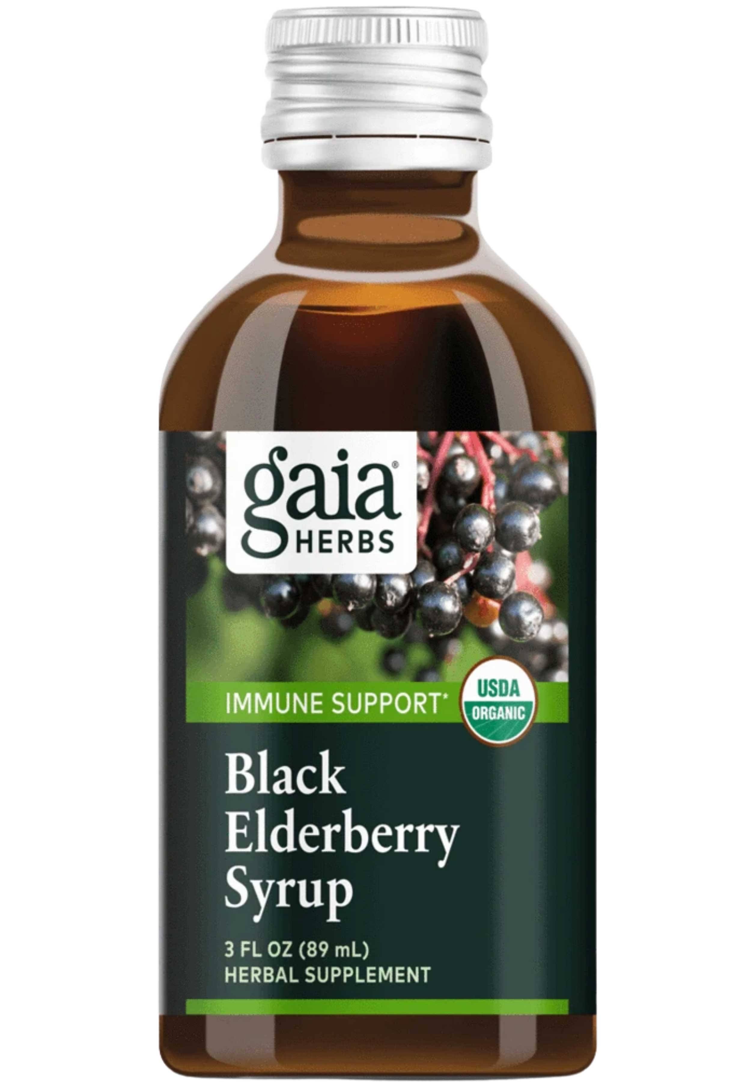 Gaia Herbs Black Elderberry Syrup - 3 fl oz