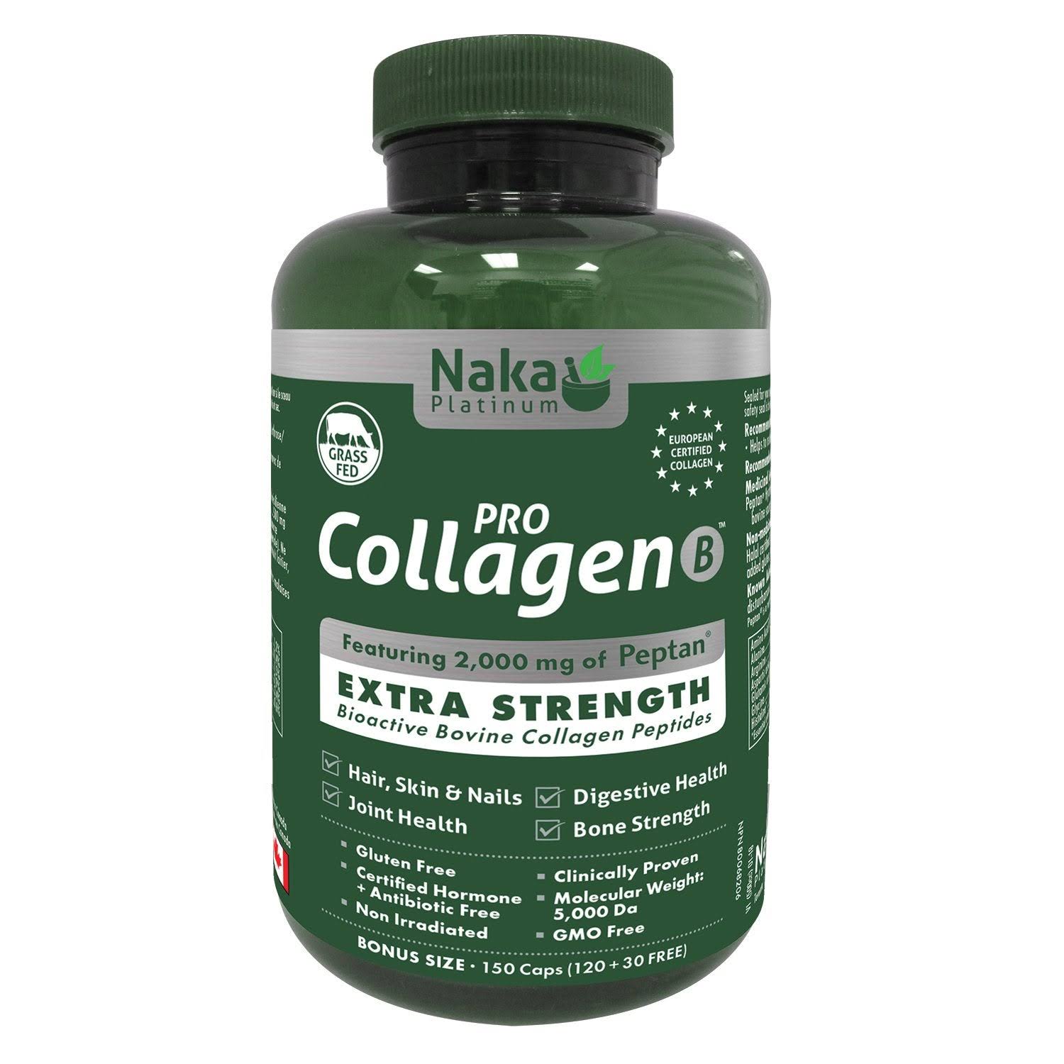 Naka Pro Collagen Bovine - 150 Capsules
