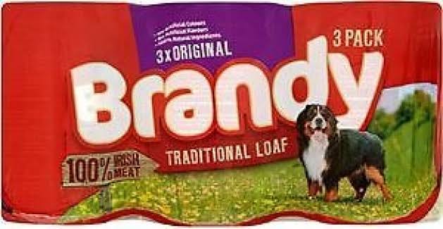 Brandy Original Dog Food - Traditional Loaf, 3pk, 395g