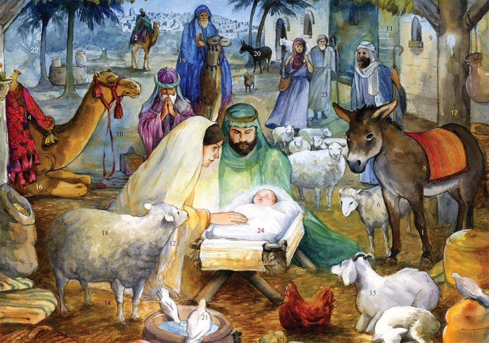Vcc Newborn Child Nativity Advent Calendar