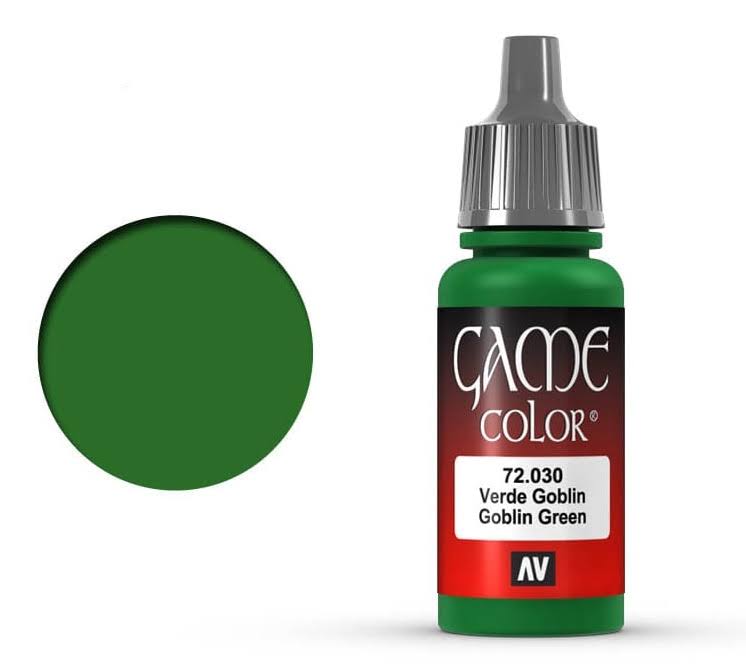 Vallejo Game Color Paint - Goblin Green, 17ml