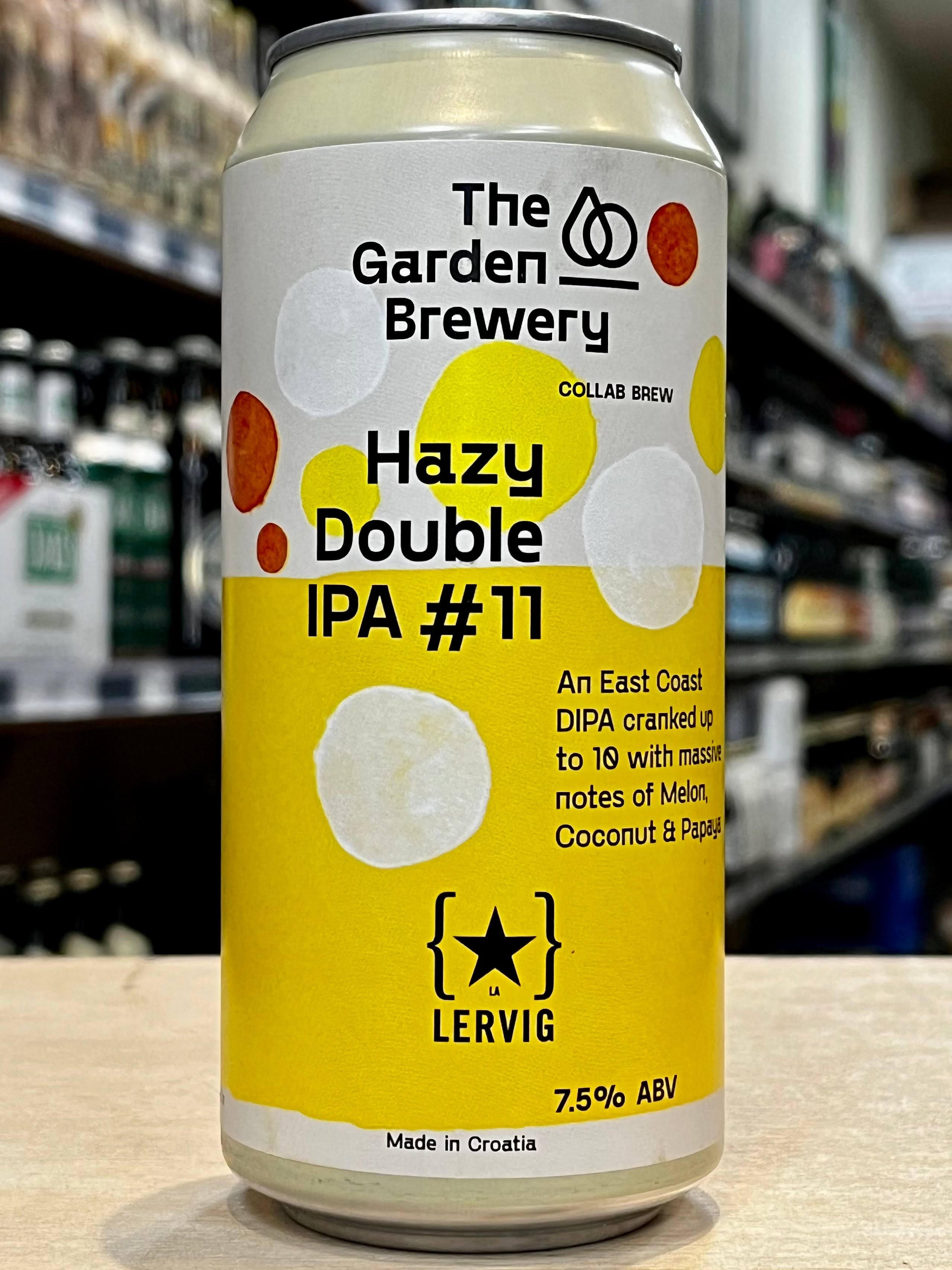 The Garden Brewery- Hazy Double IPA #11 7.5% ABV 440ml Can
