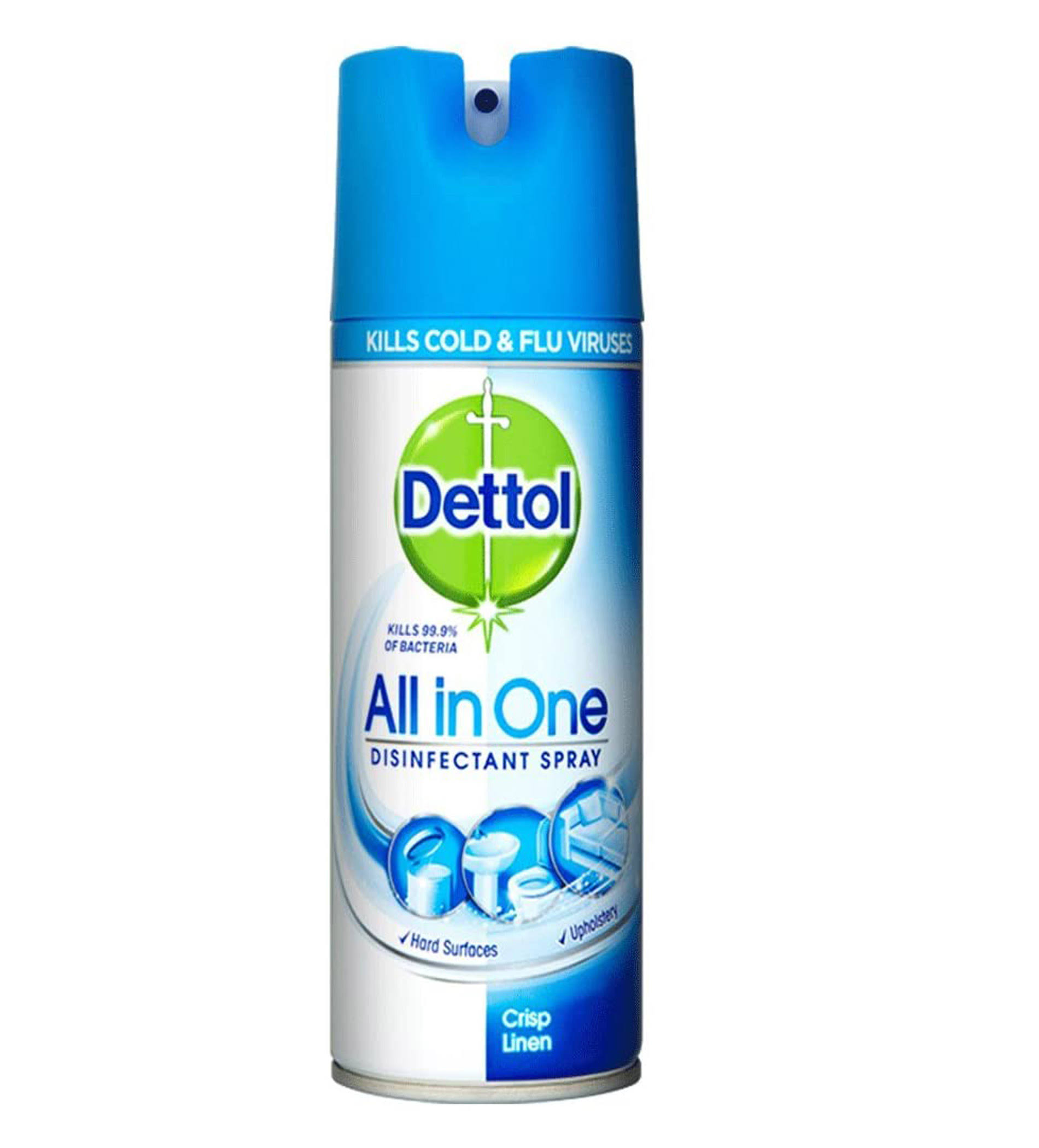 Dettol All in One Crisp Linen Disinfectant Spray - 400 ml