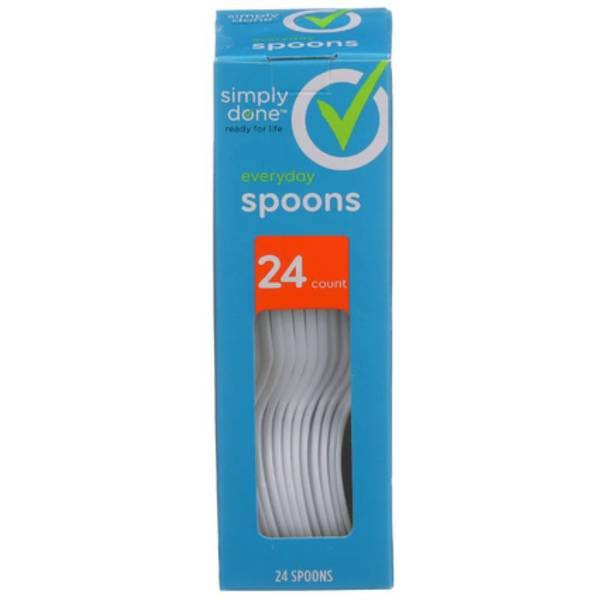 Simply Done Spoons, Everyday - 24 spoons