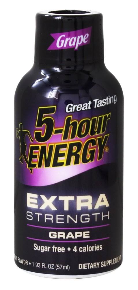 5-Hour Energy Extra Strength Energy Drink - Grape, 57ml