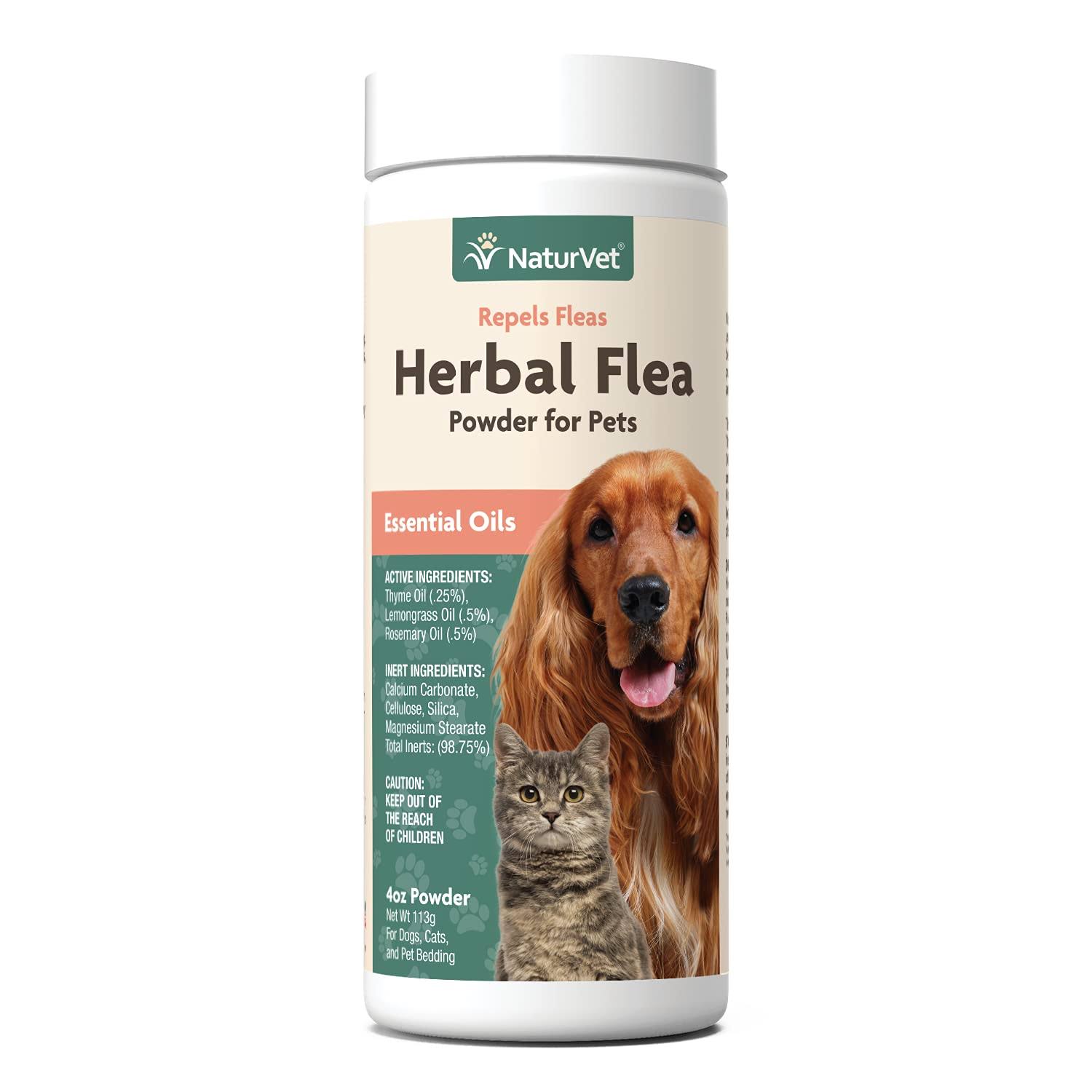 NaturVet Herbal Flea Powder - 4oz