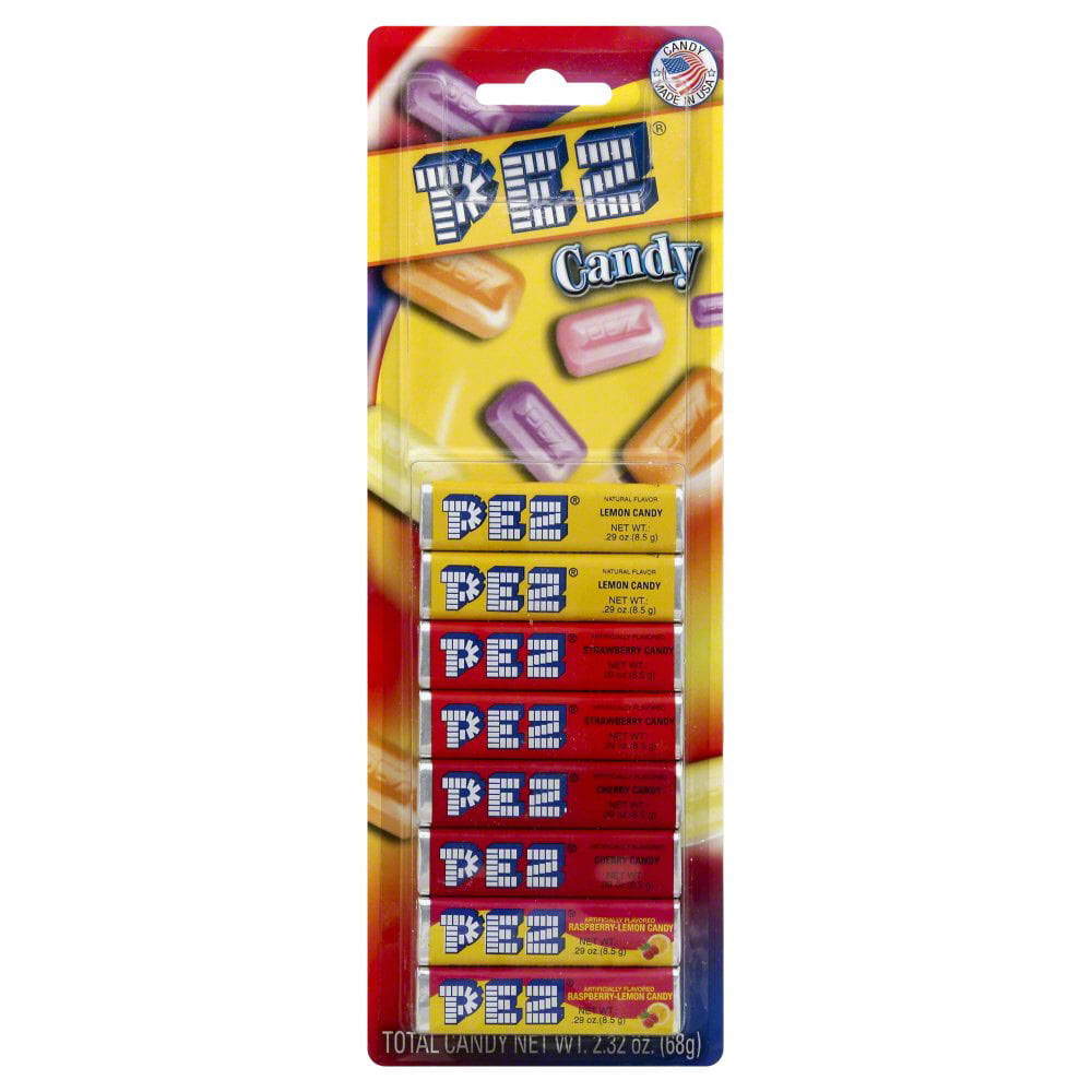 Pez Candy Refills - 68g, x8