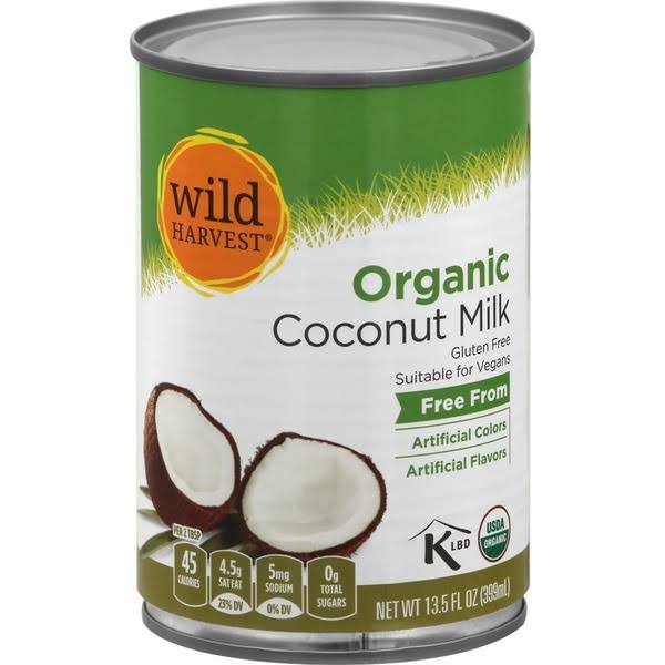 Wild Harvest Coconut Milk, Organic - 13.5 oz