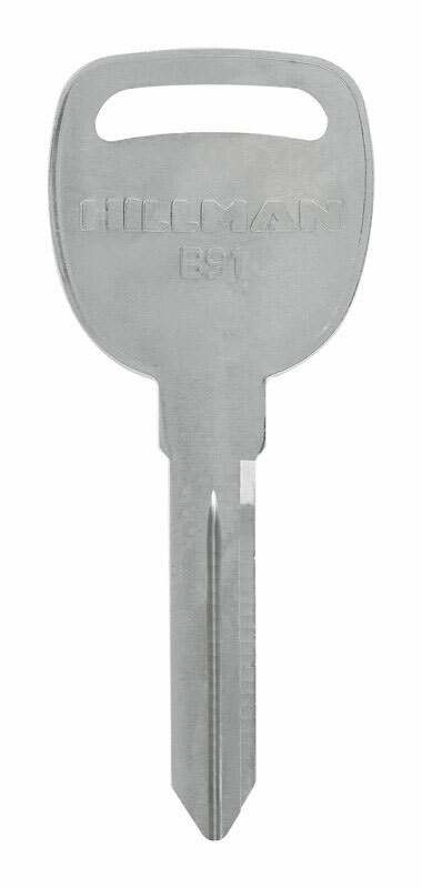 Hillman Automotive Universal Key Blank Double Sided for GM