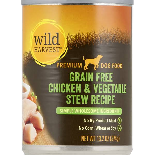 Wild Harvest Grain Free Chicken and Vegetable Stew Recipe Dog Food - 13.2 Ounces - GreenAcres - OKC - Delivered by Mercato