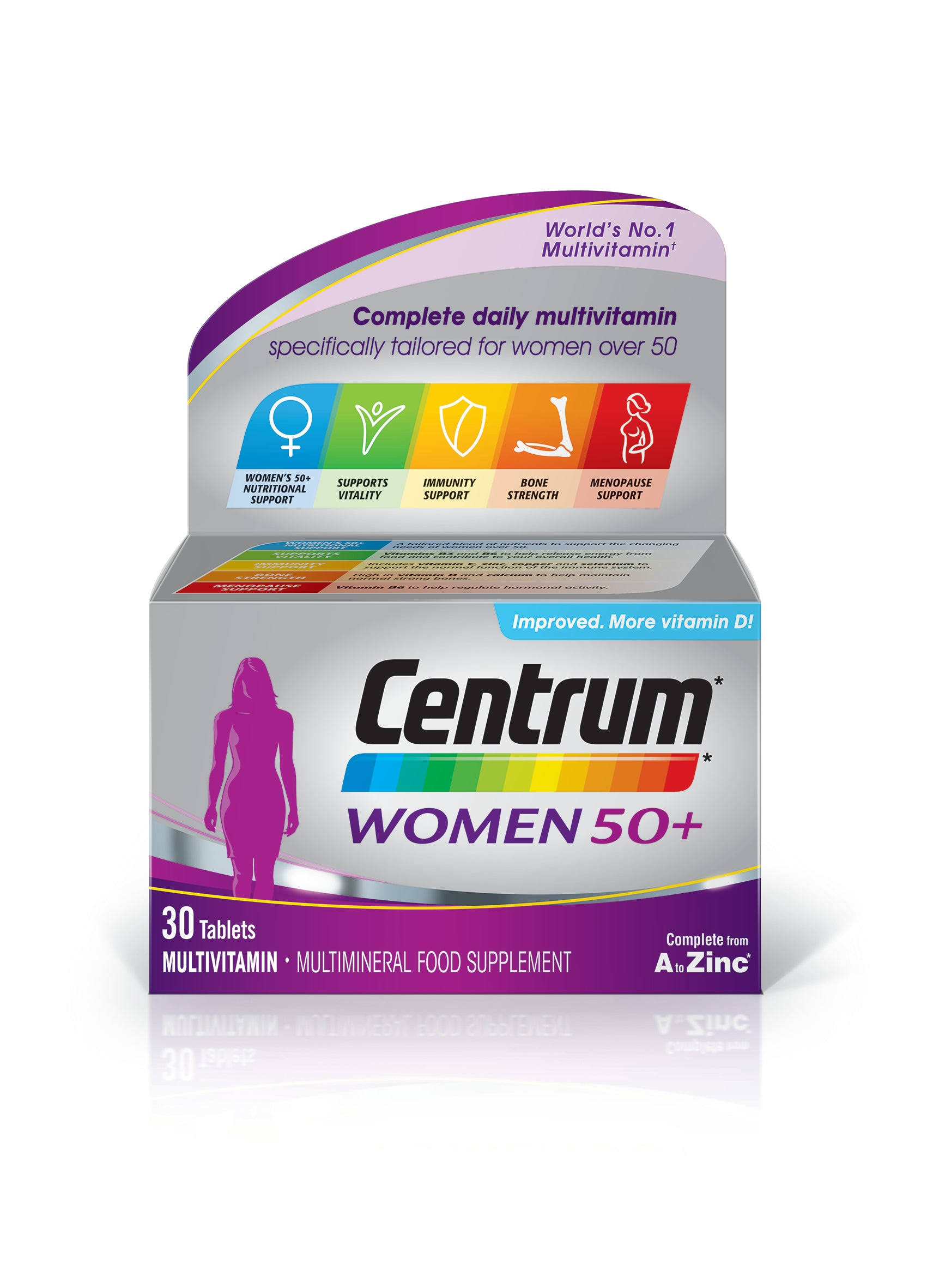 Centrum Women 50+ Multivitamin - 30 Tablets
