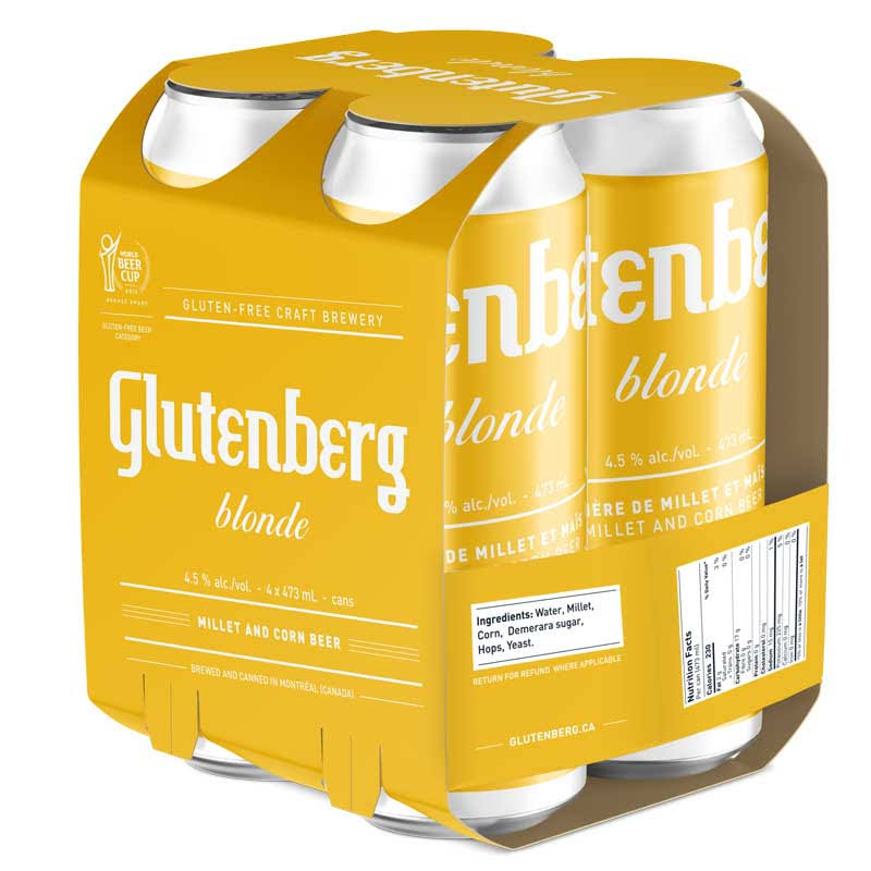 Glutenberg Blonde Ale - 4 X 473ML