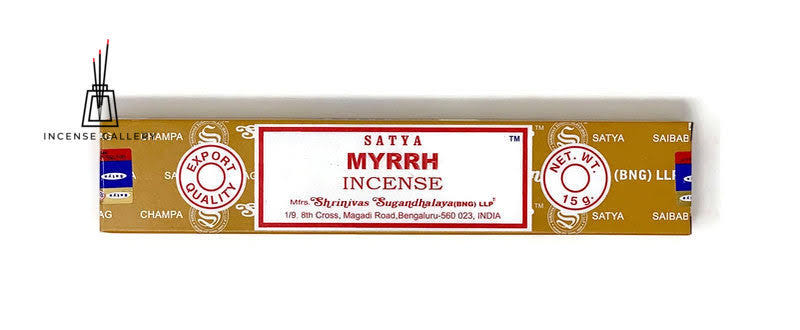 Satya 15g Incense Sticks, Myrrh