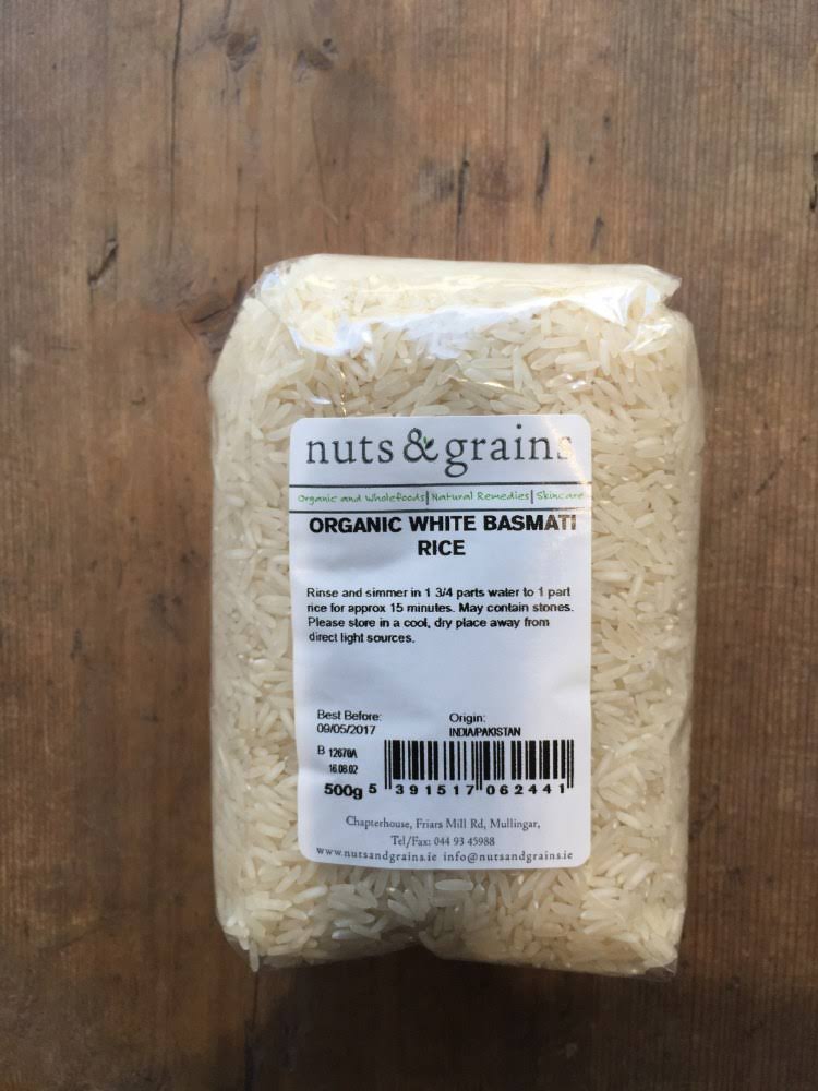 Basmati Rice White Organic 500g