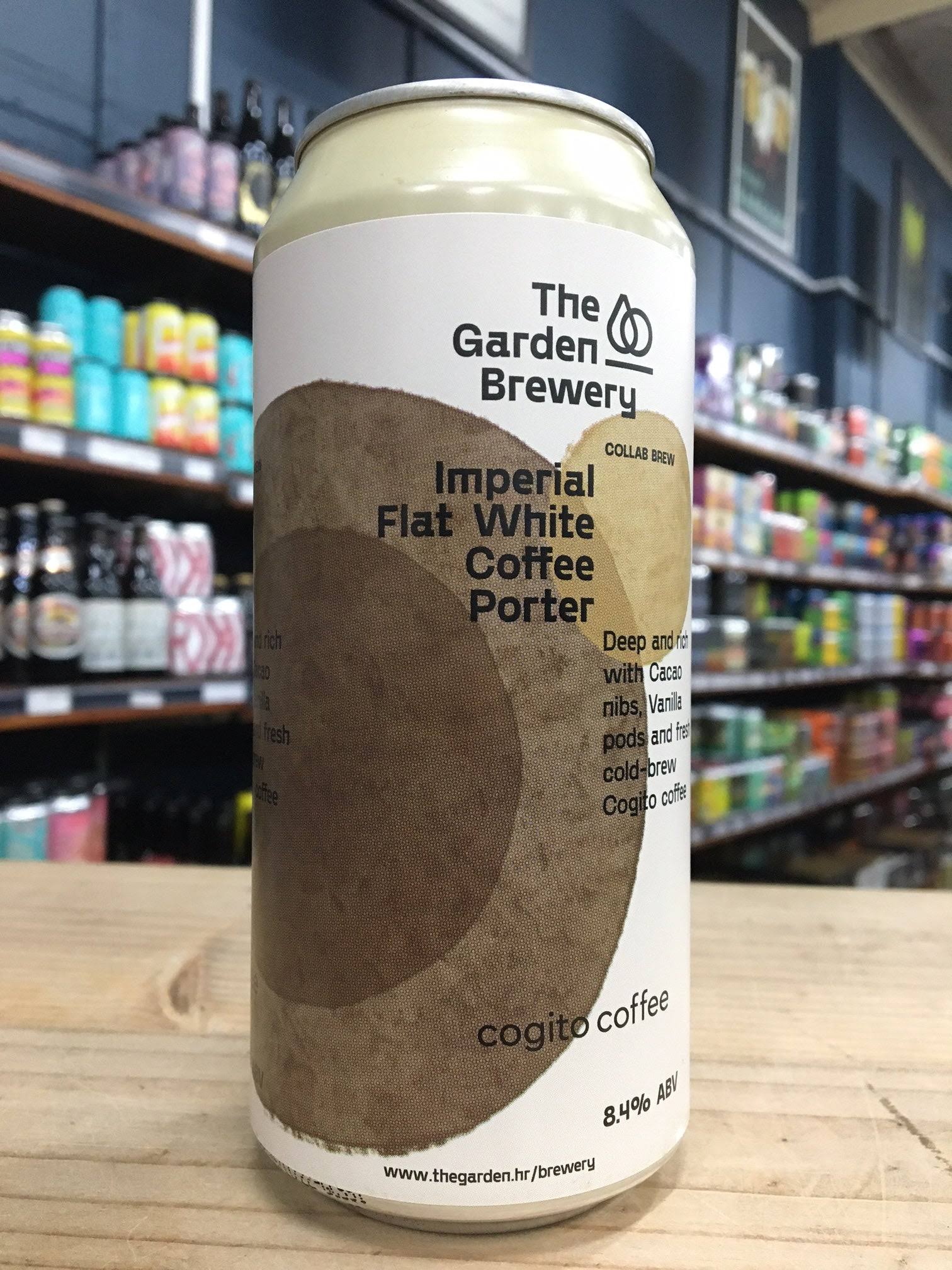 The Garden Brewery - Imperial Flat White Coffee Porter 8.4% ABV 440ml Can