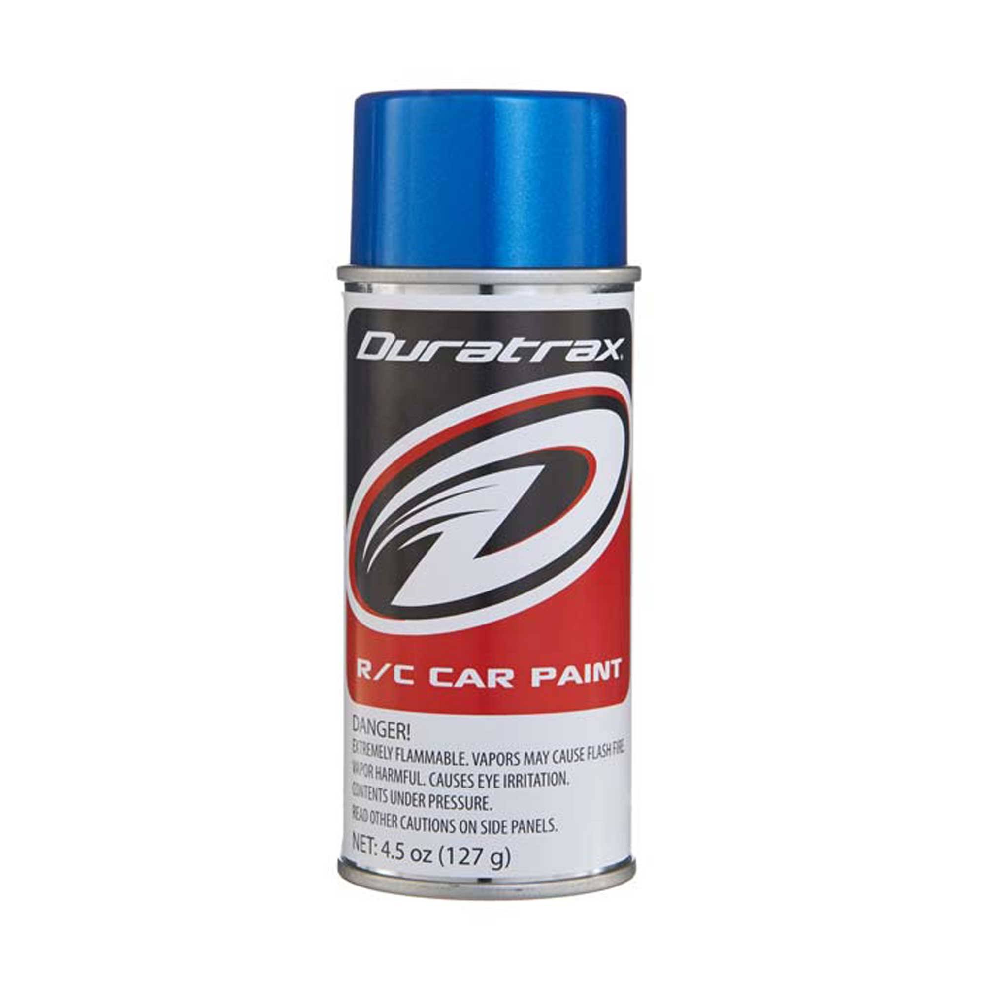 Duratrax Polycarb Spray - Metallic Blue, 4.5 oz