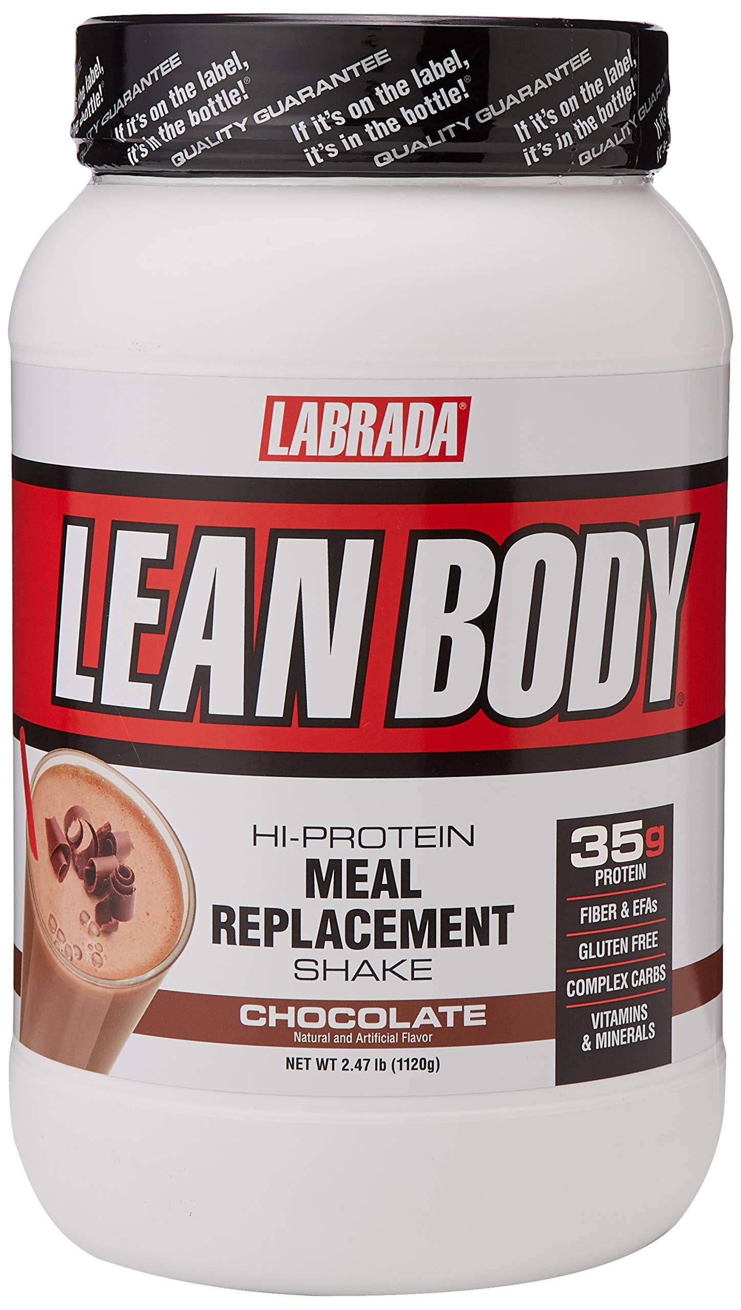 Labrada Nutrition Lean Body High Protein Meal Replacement Shake - Chocolate, 2.47lbs