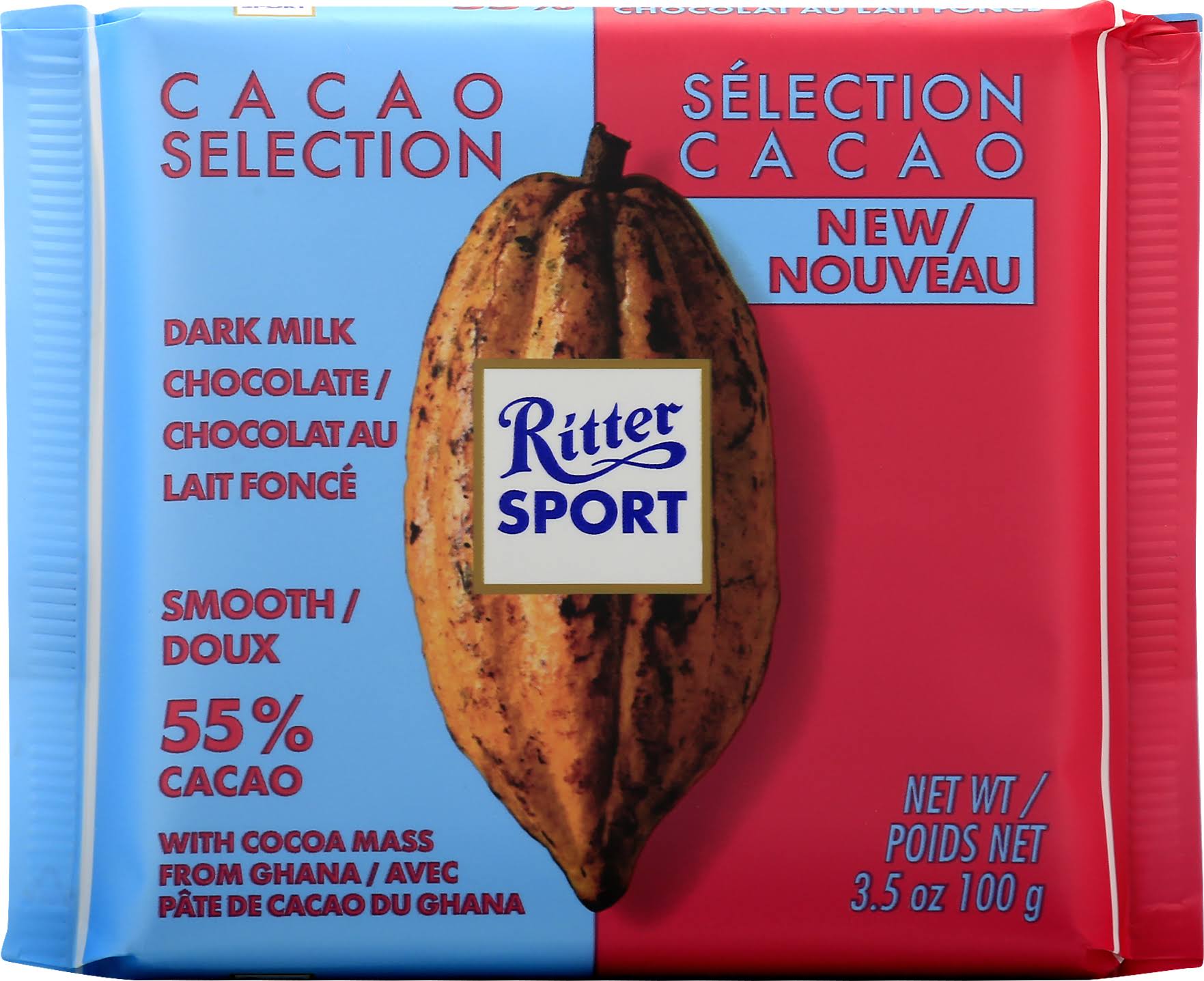 Ritter 55 Percent Smooth Ghana Cocoa Bar - 3.5oz