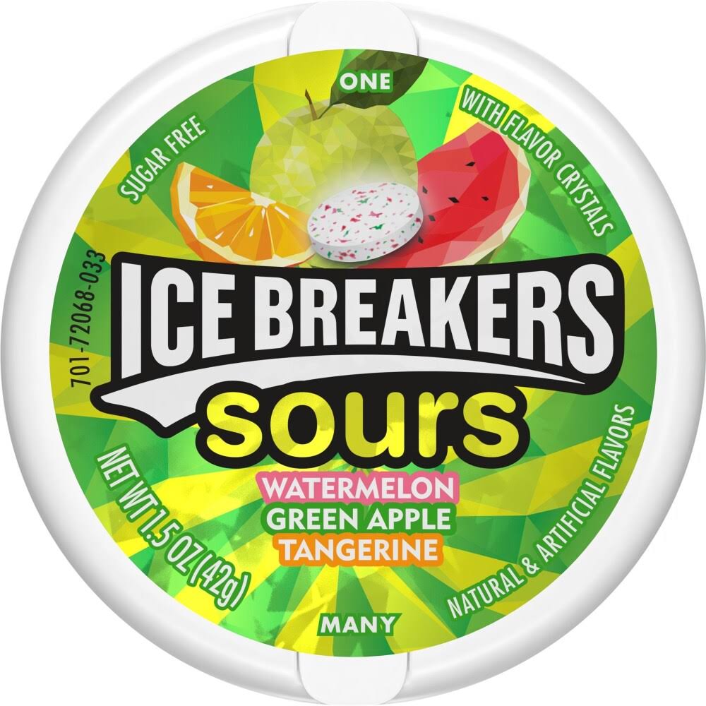 Ice Breakers Sours, Sugar-Free - 1.5 oz