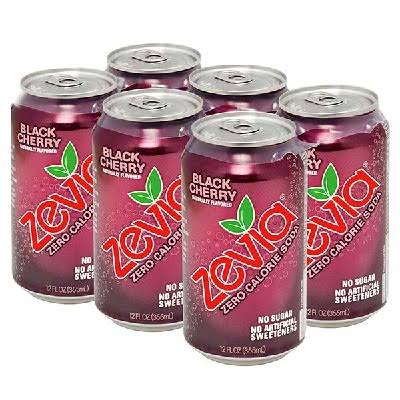 Zevia Natural Diet Soda - Cherry Cola, 355ml, 6pk