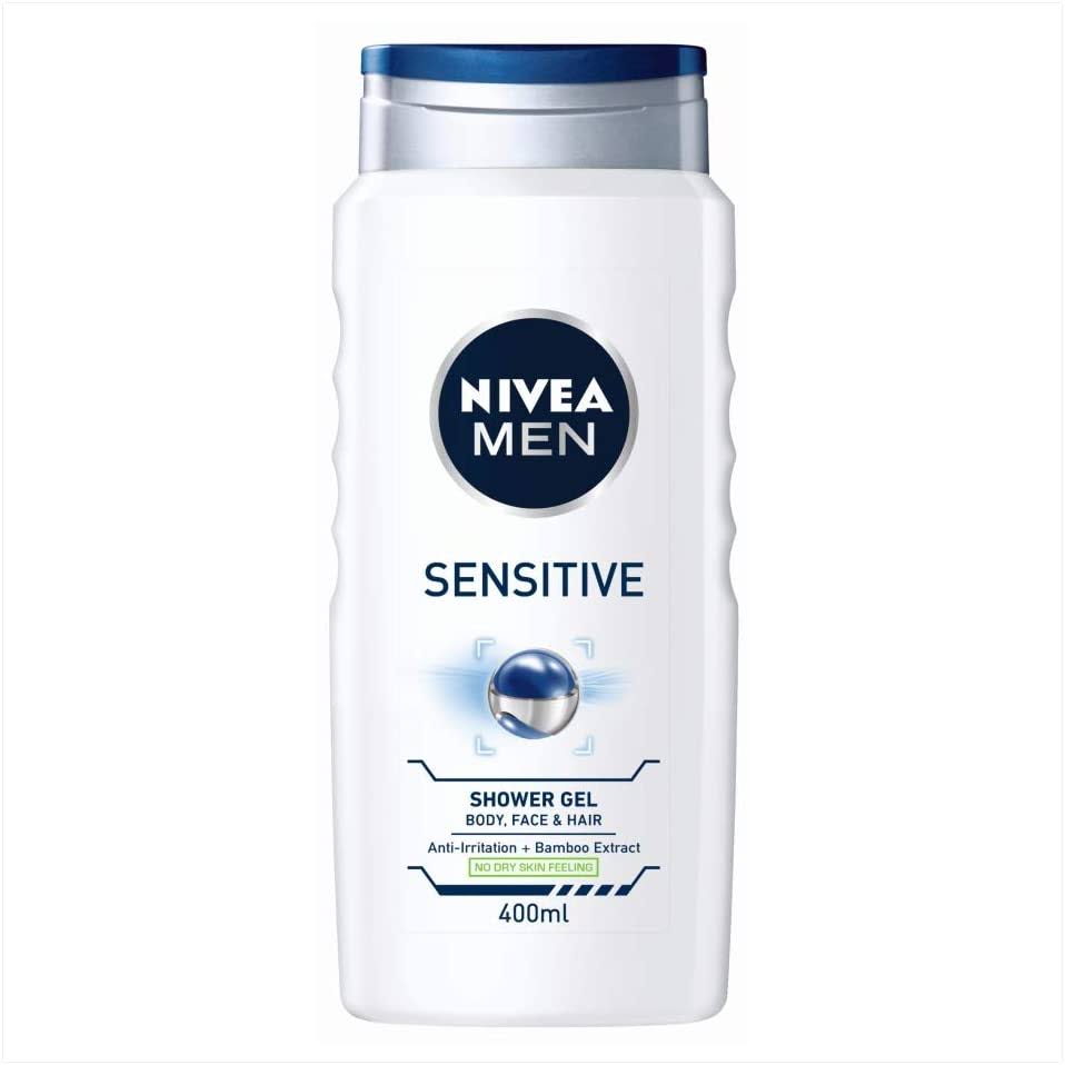 Nivea Men Sensitive Shower Gel, 400 ml
