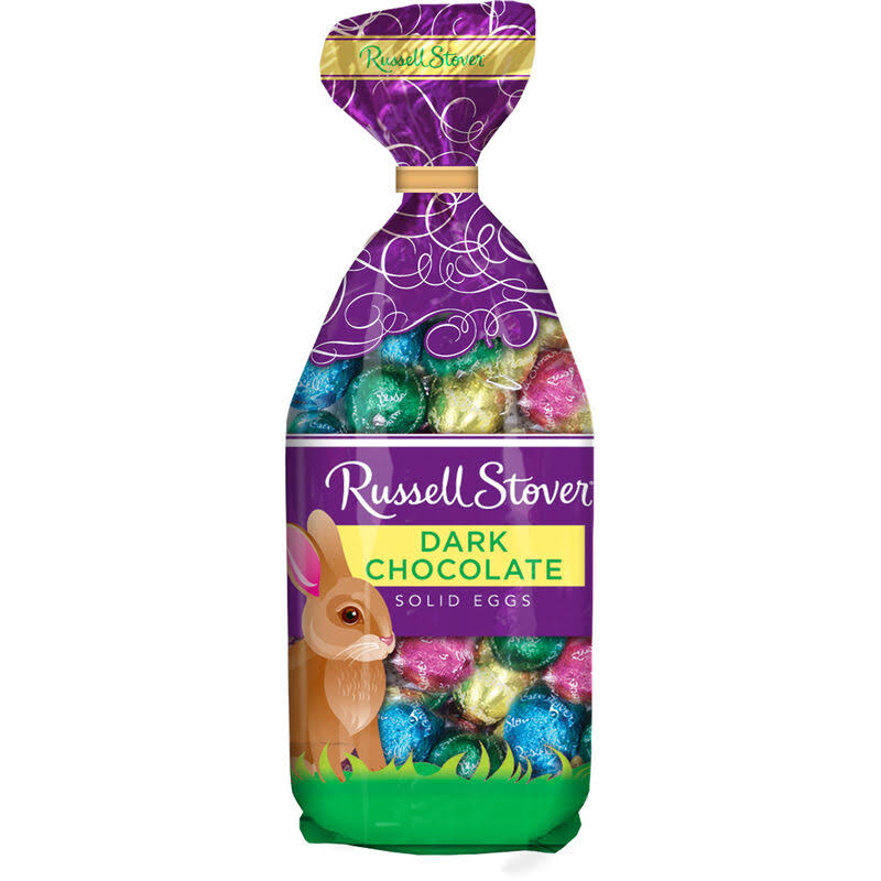Russell Stover Dark Chocolate Easter Eggs Bag - 9oz