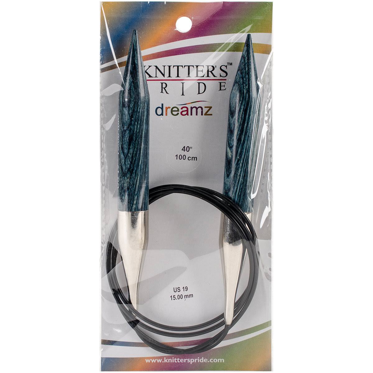 Knitter's Pride Dreamz Fixed Circular Needles - 40in , Size 19/15mm