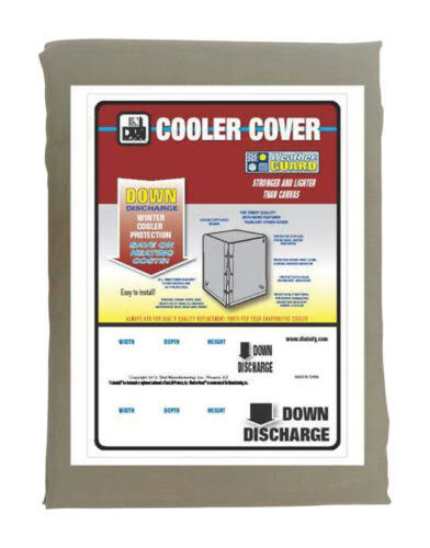 Dial 29 in H x 41 in W Polyester Gray Evaporative Cooler Cover
