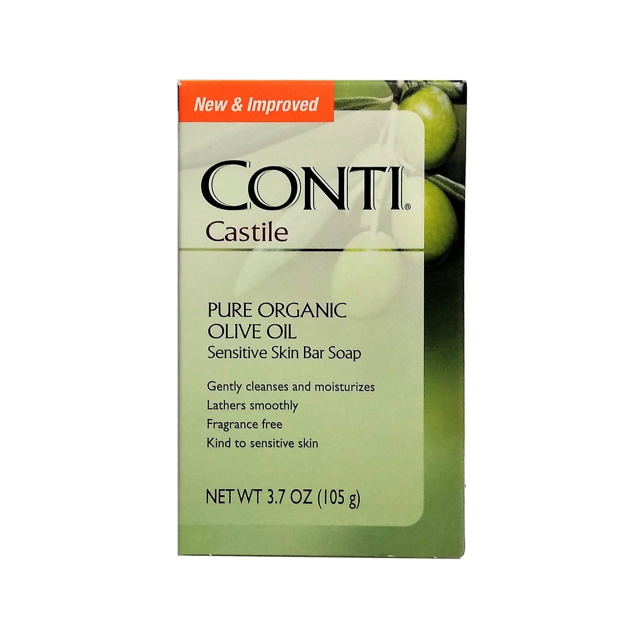 Conti Castile Olive Oil Sensitive Skin Bar Soap 4 oz
