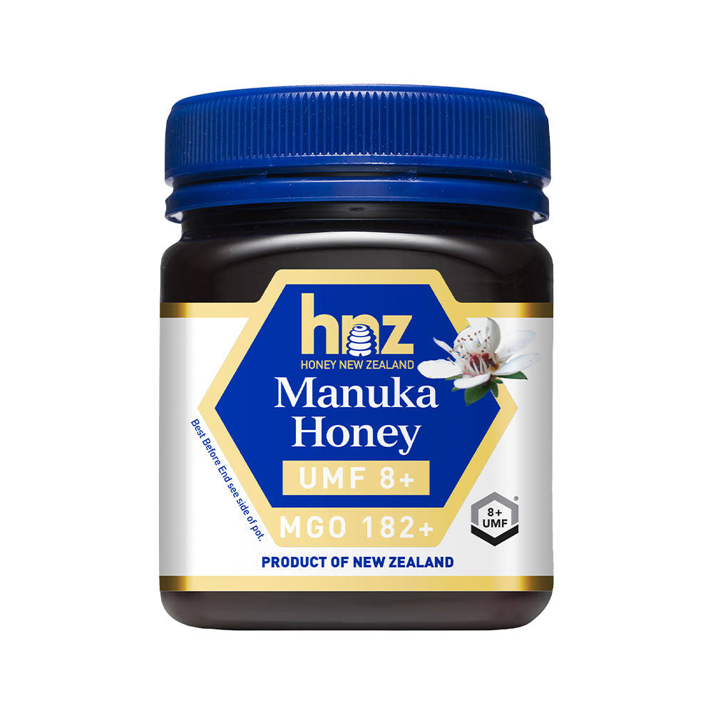 Honey New Zealand HNZ UMF 8+ Manuka Honey 250g - MGO 182