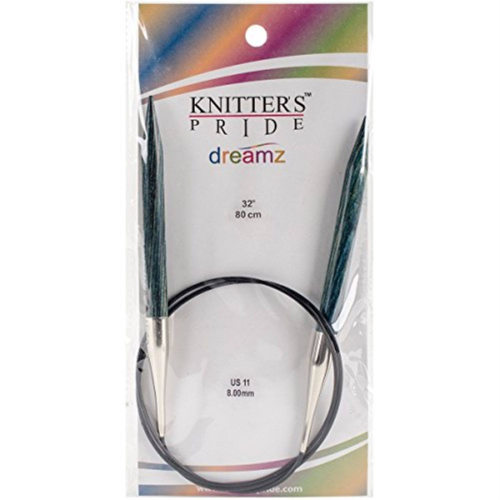 Knitters Pride Dreamz Circular Knitting Needles - 32", Size 11, 8mm