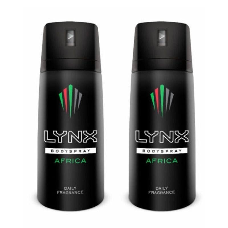 Lynx Africa Deodorant Bodyspray - x2, 300ml