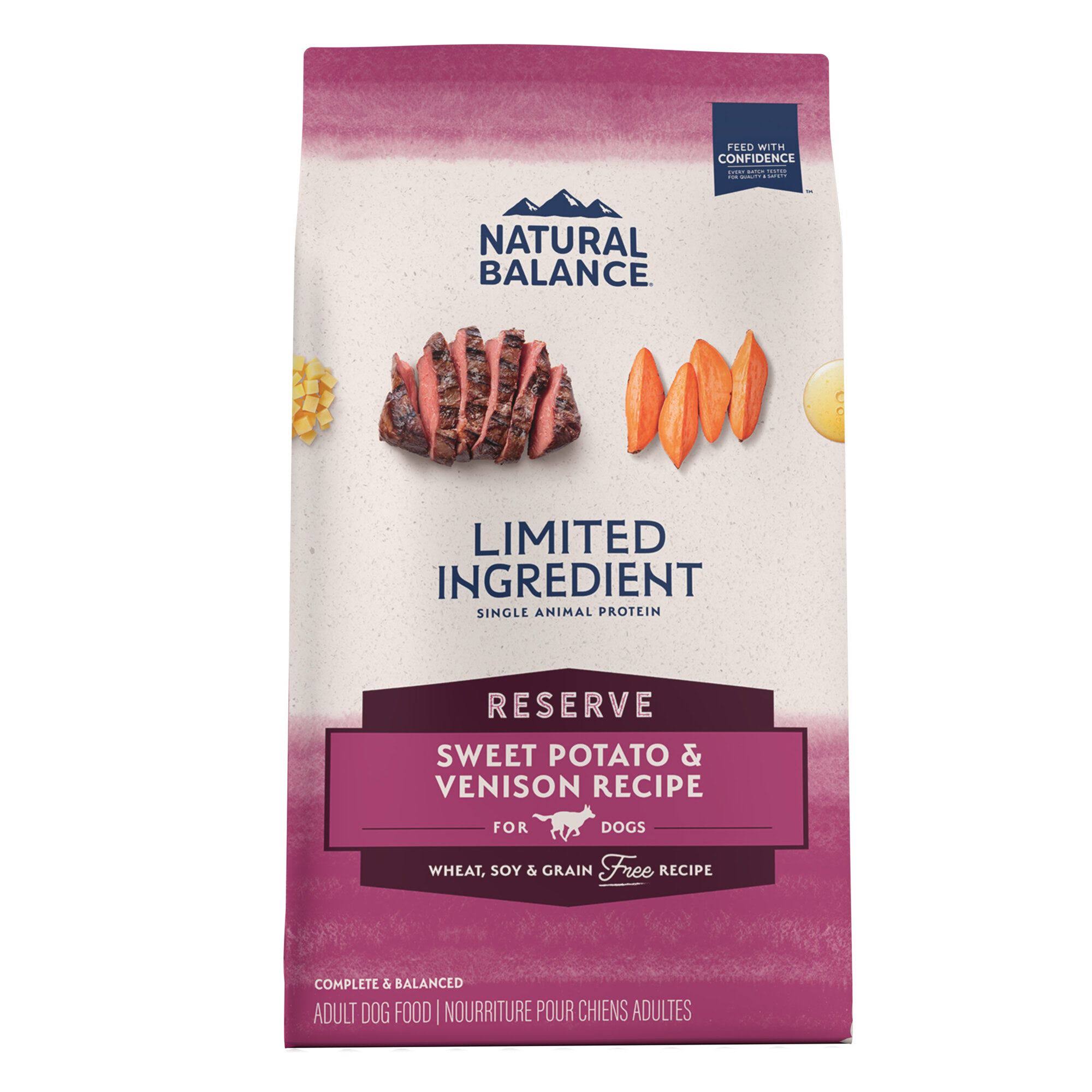 Natural Balance Sweet Potato & Venison Dog Food [22lb]