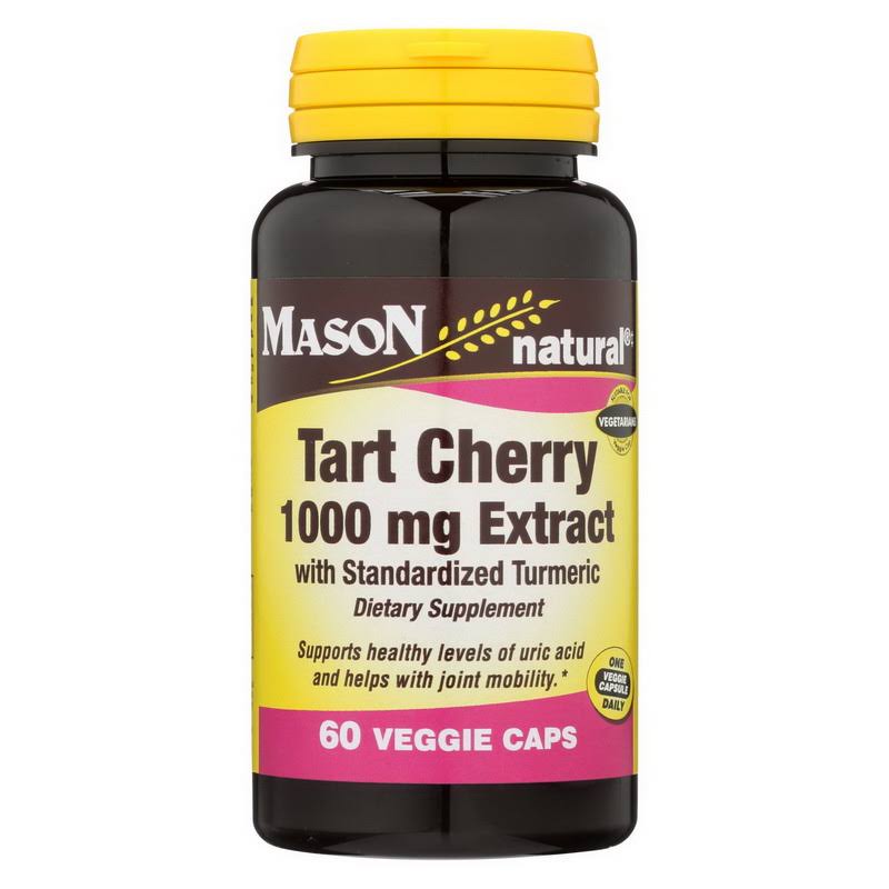 Mason Vitamins Tart Cherry Extract with Standardized Turmeric Dietary Supplement - 60ct