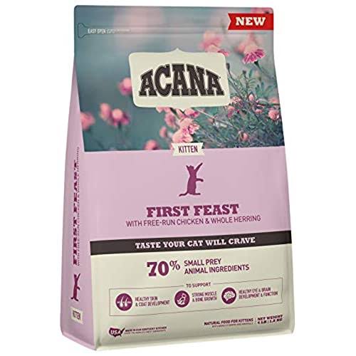 Acana Dry Cat Food For Kittens, First Feast, Chicken And Fish, 4lb