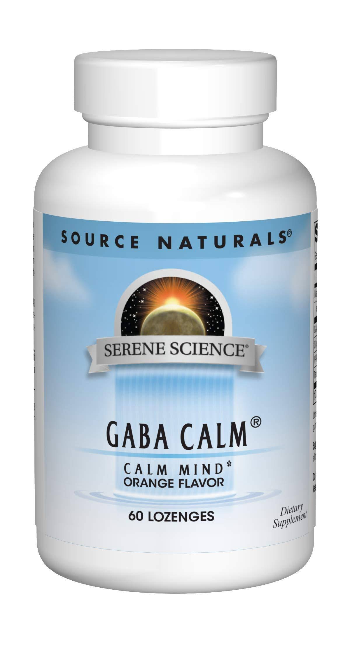 Source Naturals GABA Calm, Sublingual - Orange - 60 Tablets