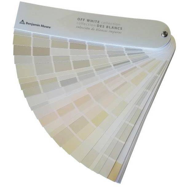 Benjamin Moore Off White Collection Fan deck