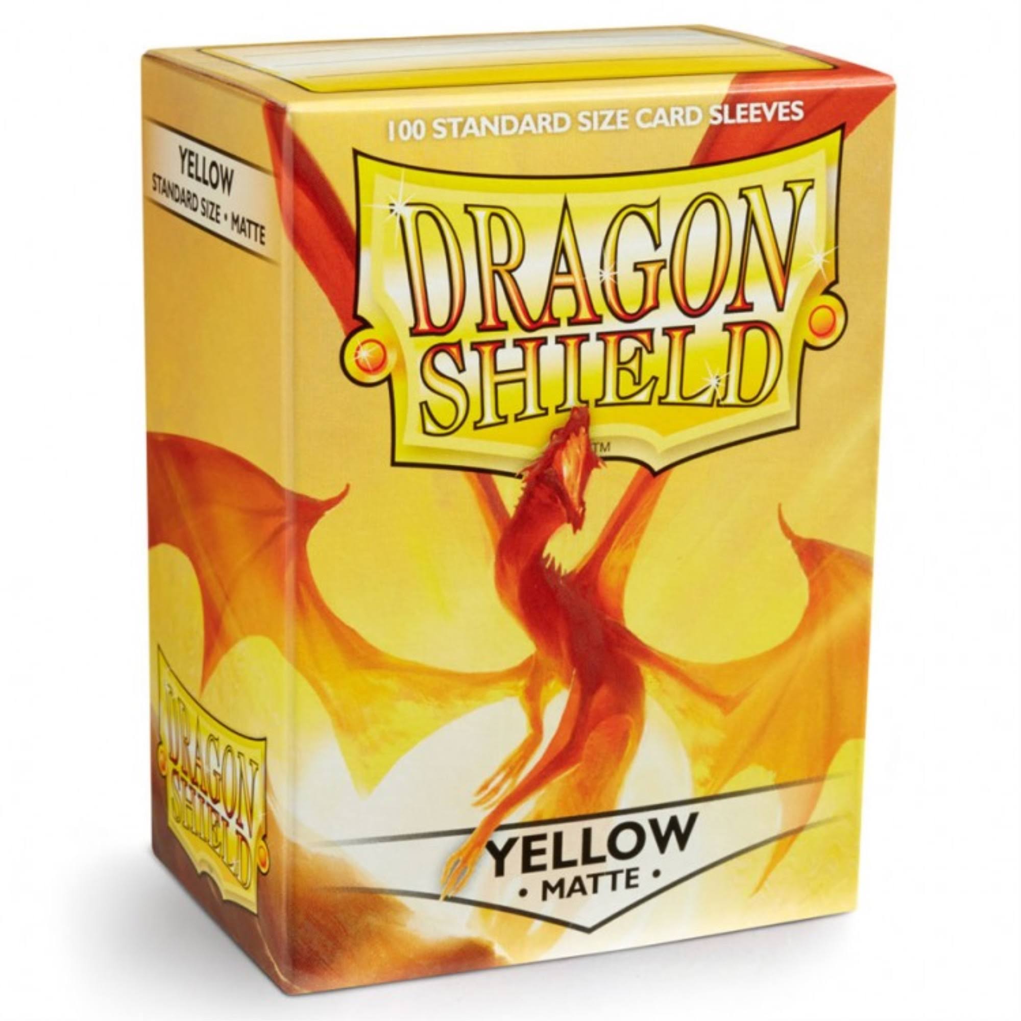 Dragon Shield Sleeves - Yellow Matte