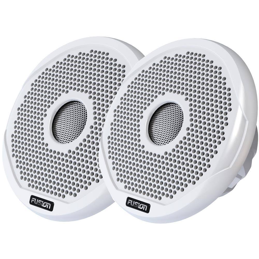 Fusion Outdoor Speakers - White, 4" 2 Way, Pair