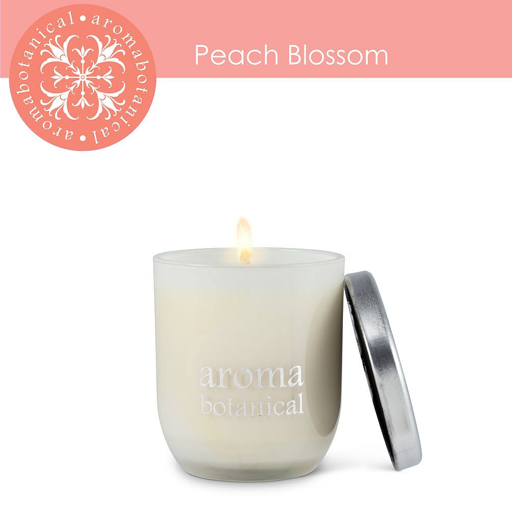 Small Peach Blossom Candle
