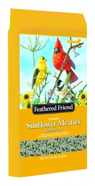 Feathered Friend Sunflower Meaties Wild Bird Seed, 30 lb.