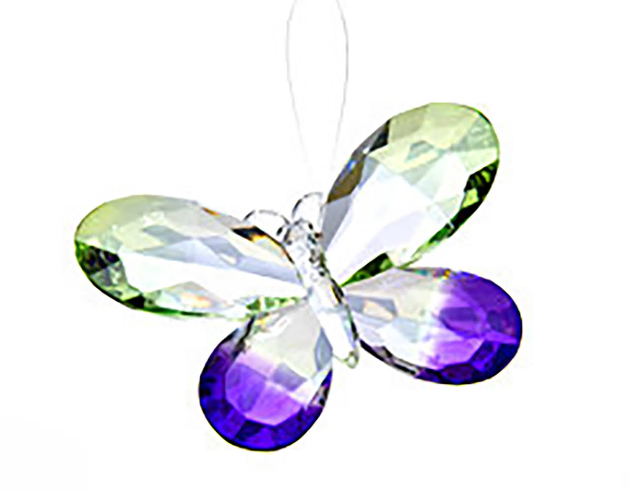 Ganz Colorful 5 inch Butterfly Ornament/Sun-Catcher (Blue/Green)