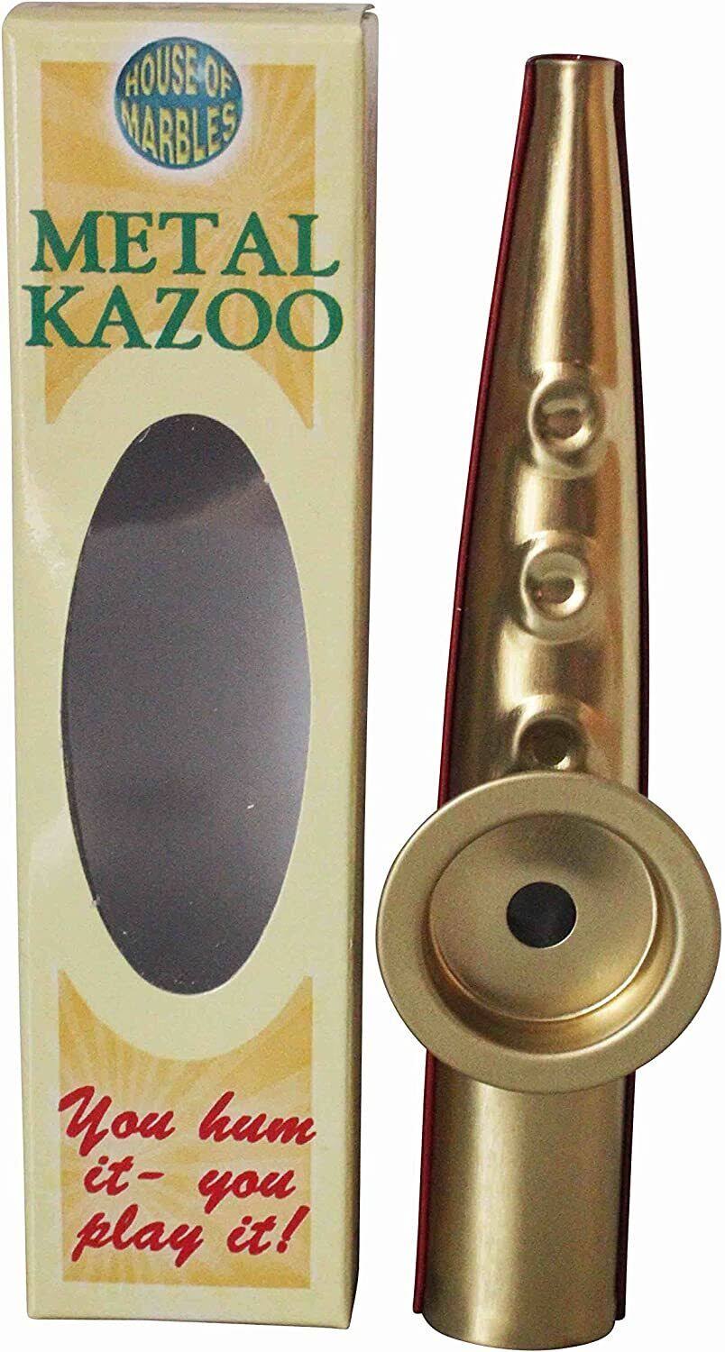 House of Marbles Premium Quality Metal Kazoo Hum to Play Musical Instrument