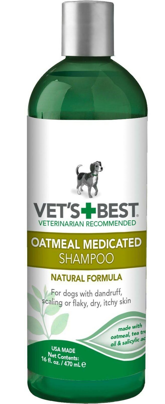 Vet's Best Oatmeal Medicated Dog Shampoo - 16oz