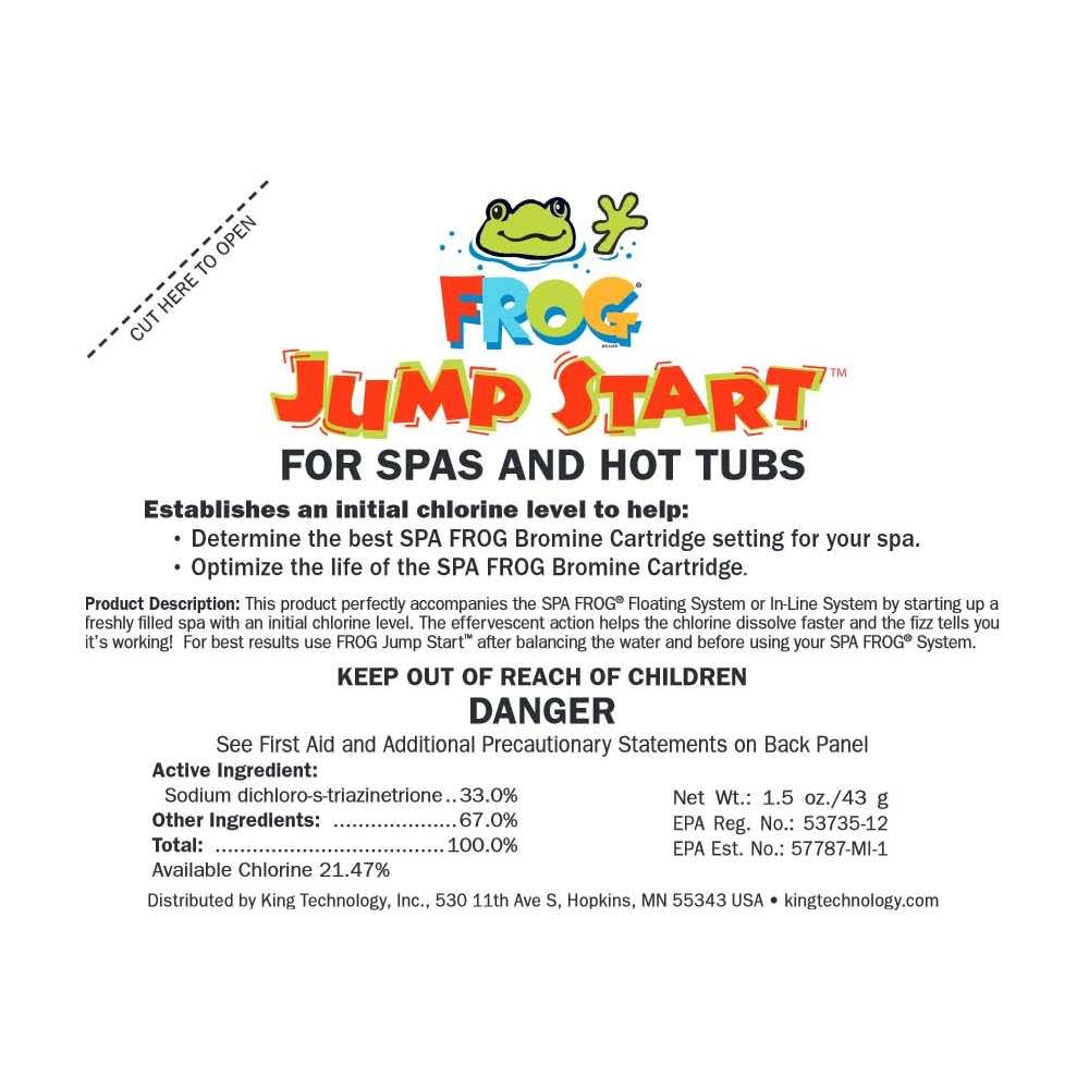 Hot Tub Spa Frog Chemicals Jump Start Water Care - 1.5oz, 1 Packet