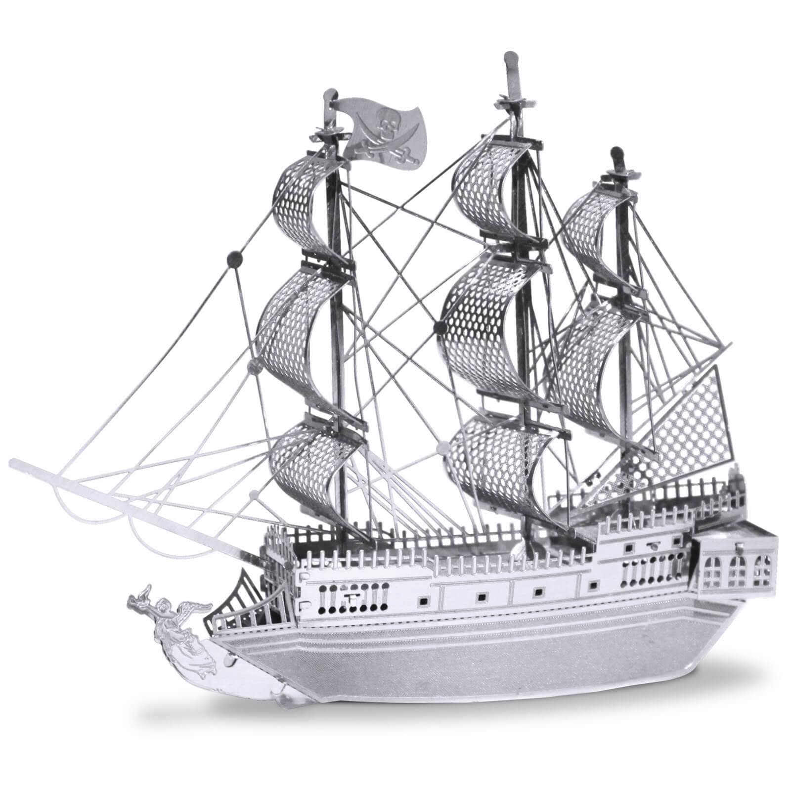 MetalEarth Black Pearl Pirate Ship - 3D