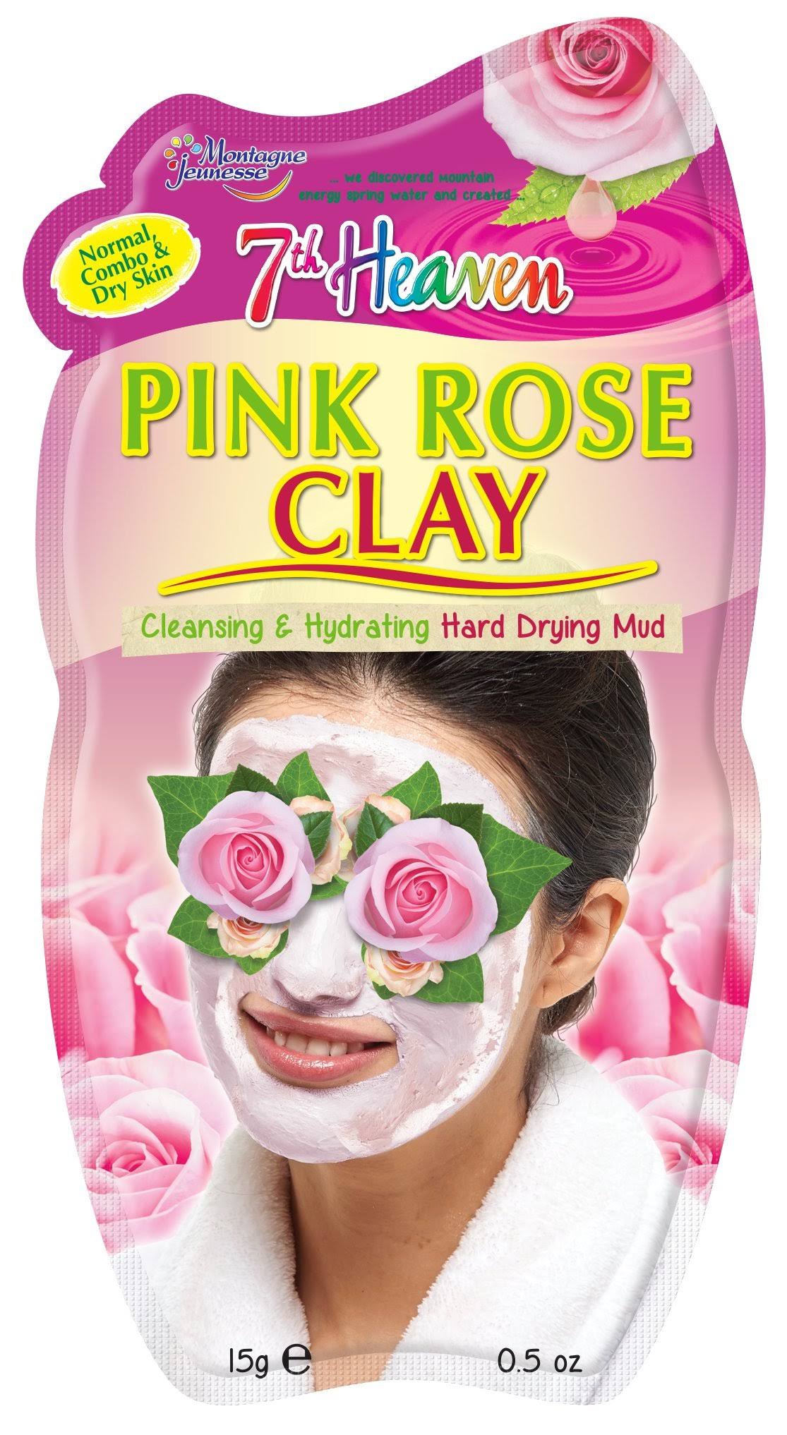 7th Heaven Pink Rose Clay Face Mask - 15g