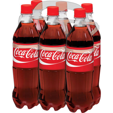 Coca-Cola Cola, Original Taste - 6 pack, 16.9 fl oz